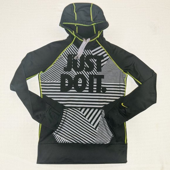 Nike Tops - Nike 'Just Do It' hoodie Therma Fit hoodie (D19)
